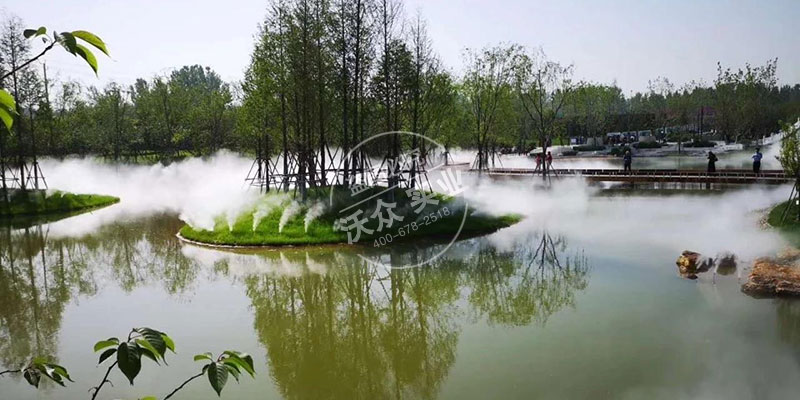 漯河小南湖公園霧森系統(tǒng)應用