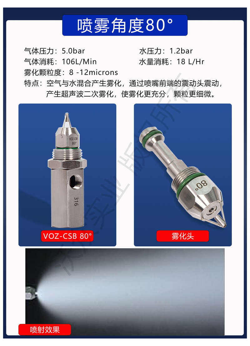VOZ- AiLiPWW 萬(wàn)向節(jié)噴霧總成噴頭80度